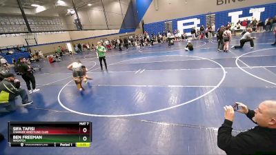 135 lbs 1st Place Match - Sifa Tafisi, Charger Wrestling Club vs Ben Freeman, Wasatch