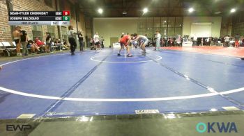132 lbs 3rd Place - Sean-Tyler Chernisky, Broken Arrow Wrestling Club vs Joseph Veloquio, Dark Cloud Wrestling Club