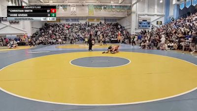 126 lbs Quarterfinal - Christian Smith, William Penn H.S. vs Hobe Givens, Indian River H S