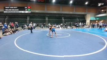110 lbs 5th Place Match - Mary Jane Duty, Lebanon vs Melanie Delgado, Pitman