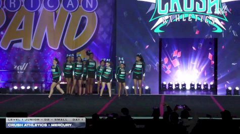 Crush Athletics - Mercury [2025 L1 Junior - D2 - Small Day 1] 2025 The American Grand Grand Nationals