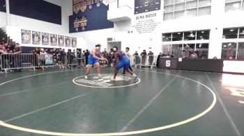 285 lbs Champ. Round 3 - Elias Faanumu, Bishop Amat vs Abraham Datte, Monroe
