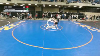 132 lbs Cons. Round 3 - Kyle Lochner, Hersey vs Mike Riggs, Wheaton Warrenville South