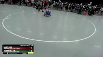 126 lbs Cons. Round 6 - Blake Nevils, Team Idaho Wrestling Club vs Luca Rios, Boneyard Wrestling Academy