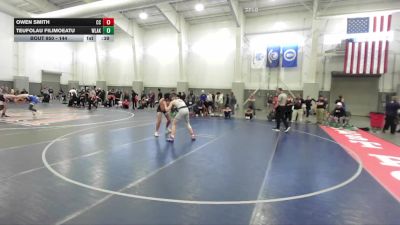 144 lbs Cons. Round 3 - Owen Smith, Corner Canyon vs Teufolau Filimoeatu, Westlake