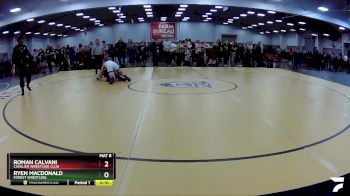 165 lbs Cons. Round 5 - Roman Calvani, Cavalier Wrestling Club vs Ryen Macdonald, Forest Wrestling