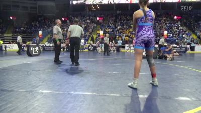 120 lbs Quarterfinal - Emma Torrell, Clarion Limestone vs Jorja Keeney, Benton