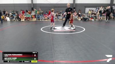 58-62 lbs Round 4 - Colton Fernandez, NWWC vs Bryson Hare, Lebanon Mat Club