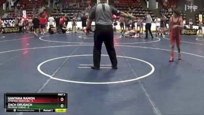 117 lbs Semis & 1st Wrestleback (8 Team) - Santana Ramon, Attrition Wrestling vs Zach Drugach, Michigan Cobras