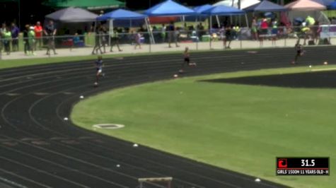 Ms Girl's 1500m, Round 1 Heat 1 - Age age 11