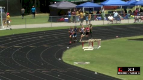 Ms Boy's 1500m, Round 1 Heat 1 - Age age 14