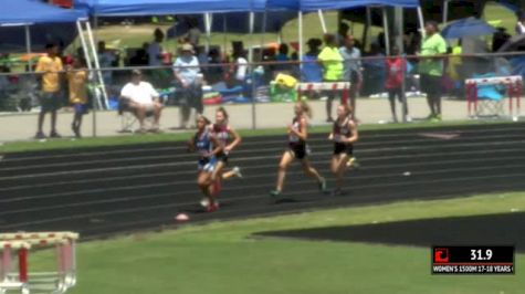 Girl's 1500m, Round 1 Heat 1 - Age 17-18