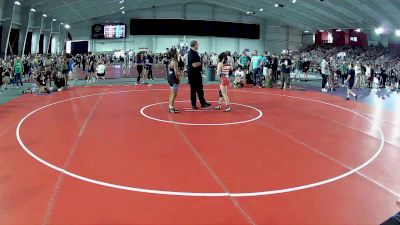 105 lbs Champ. Round 3 - Madison Leonard, Central Hardin Wrestling Club vs Aniya Polk, Ohio Greco Boys & Girls