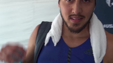 Cristian Soratos after getting fifth in the 1500 final