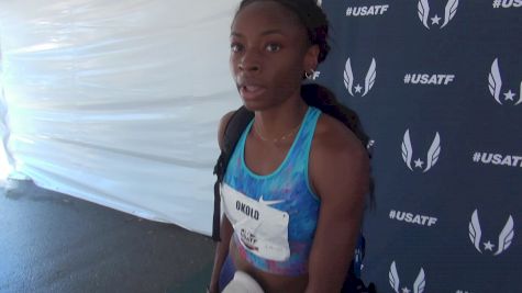 Courtney Okolo after not making the 400m world team