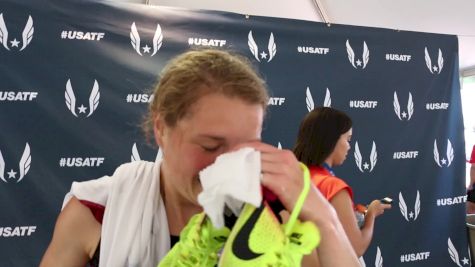 Nikki Hiltz was gunning for Dom Scott's Arkansas school record in 1500 final today