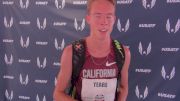 Cooper Teare after runner-up finish in the US junior 1500