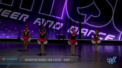 Champion Dance and Cheer - Baby Black [2017 Tiny Pom Dance Day 2] JAMFest Europe