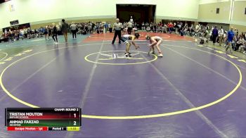 106 lbs Champ. Round 2 - Ahmad Farzad, Seckman vs Tristan Mouton, Baylor School