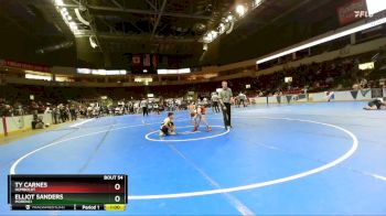 98 lbs Cons. Round 4 - Ty Carnes, Humboldt vs Elliot Sanders, Morenci