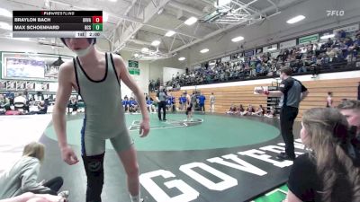 120 lbs Placement Matches (8 Team) - Emerson Harwood, Rapid City Stevens vs Beckett Rehorst, Brandon Valley