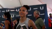 After world junior record, Sydney McLaughlin says "that was a FAST race"