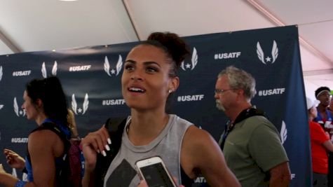 After world junior record, Sydney McLaughlin says "that was a FAST race"