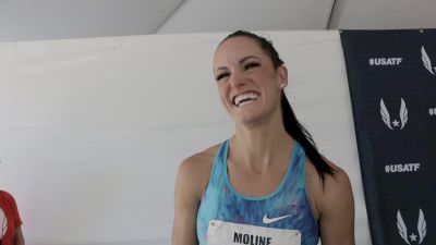 Georganne Moline emotional after setting first PR in four years