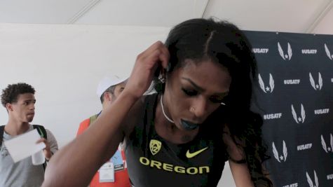 Raevyn Rogers after near miss at USAs, wants to work on endurance strength