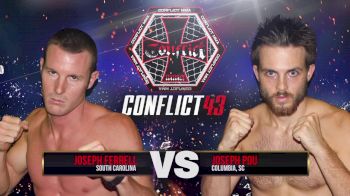 Joseph Farrell vs. Joseph Pou - Conflict MMA 43 Replay -