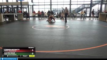 JV Boys-20 lbs Round 2 - Conner Bistricty, Prairie, Cedar Rapids vs Austin Raue, Cedar Rapids Kennedy