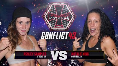 Ashley Samples vs. Natalie King - Conflict MMA 43 Replay