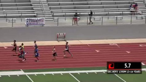 Boy's Decathlon 1500m, Heat 1 - Age 15-16