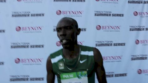 Paul Chelimo doesn't put focus on anyone else when it comes to winning gold at worlds