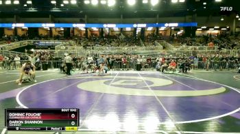 1A 138 lbs Champ. Round 1 - DOMINIC FOUCHE`, Clearwater Cen Catholic vs Darion Shannon, Somerset