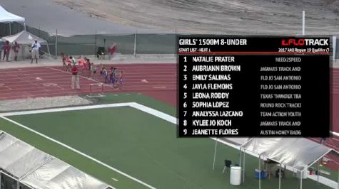 Girl's 1500m, Round 1 Heat 1