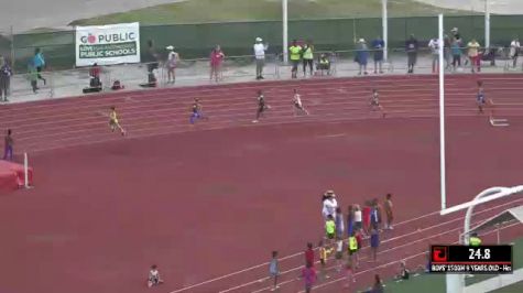 Elementary Boy's 1500m, Round 1 Heat 1 - Age age 9