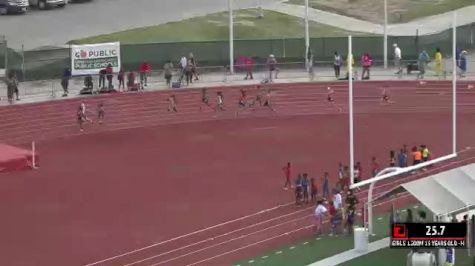 Ms Girl's 1500m, Round 1 Heat 1 - Age age 13