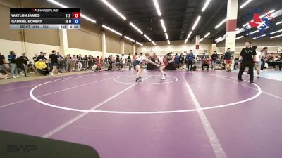 150 lbs Consi Of 16 #1 - Waylon James, 512 Outlaw Wrestling vs Gabriel Eckert, 3F Wrestling