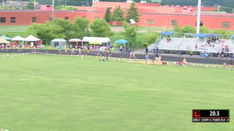 Ms Girl's 1500m, Round 1 Heat 1 - Age age 11