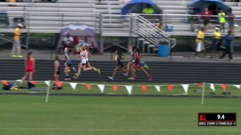 Ms Girl's 1500m, Round 1 Heat 1 - Age age 13
