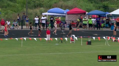 Girl's 1500m, Round 1 Heat 1 - Age 15-16