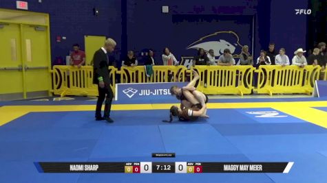 Maggy May Meier vs Naomi Sharp 2025 Pan IBJJF Jiu-Jitsu No-Gi Championship