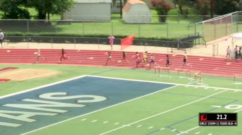 Ms Girl's 1500m, Round 1 Heat 1 - Age age 11