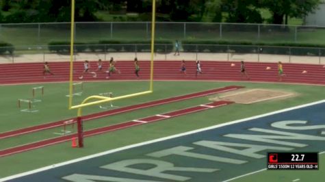 Ms Girl's 1500m, Round 1 Heat 1 - Age age 12