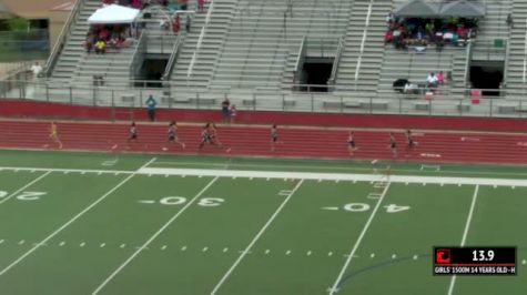 Ms Girl's 1500m, Round 1 Heat 1 - Age age 14