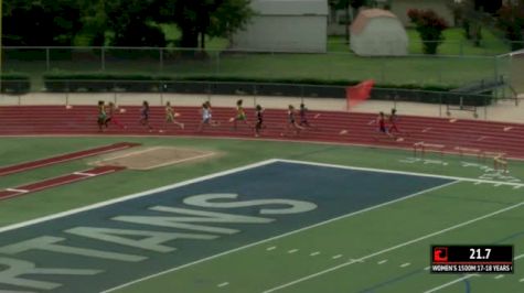 Girl's 1500m, Round 1 Heat 1 - Age 17-18