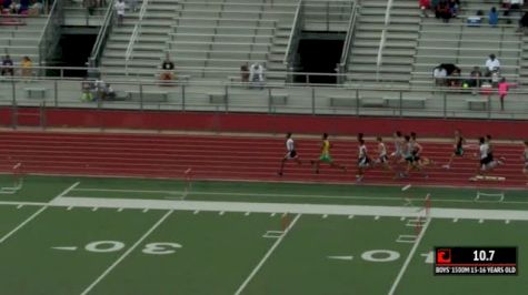 Boy's 1500m, Round 1 Heat 1 - Age 15-16