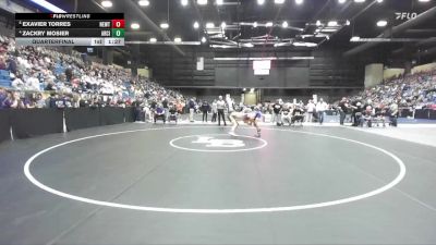 120 lbs Quarterfinal - Exavier Torres, Newton vs Zackry Mosier, Arkansas City