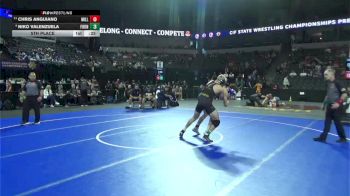 150 lbs 5th Place - Chris Anguiano, Millikan (SS) vs Niko Valenzuela, Fountain Valley (SS)